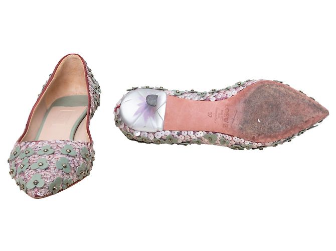 Décolleté Loewe decorati con perline floreali Multicolore - vista 14