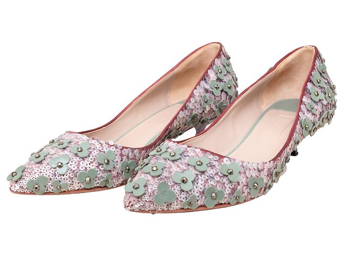 Décolleté Loewe decorati con perline floreali Multicolore - vista 3