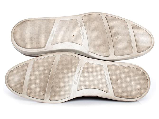 Santoni, gefütterter Monkstrap-Sneaker Braun - Ansicht 8