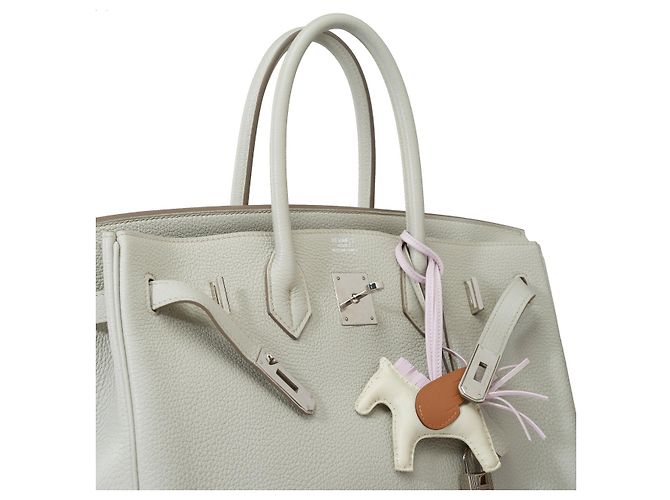 Hermès Sac HERMES Birkin 35 en Cuir Gris - 101806 - vue 8