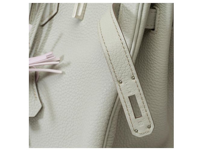 Hermès Sac HERMES Birkin 35 en Cuir Gris - 101806 - vue 9