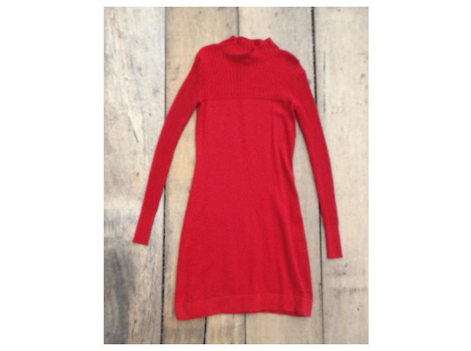 Agnès b. Kleid Agnès B Größe 36 Rot - Ansicht 5