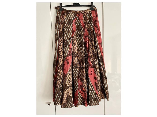 Autre Marque Falda estampada Ischiko algodón viscosa Multicolor - vista 2