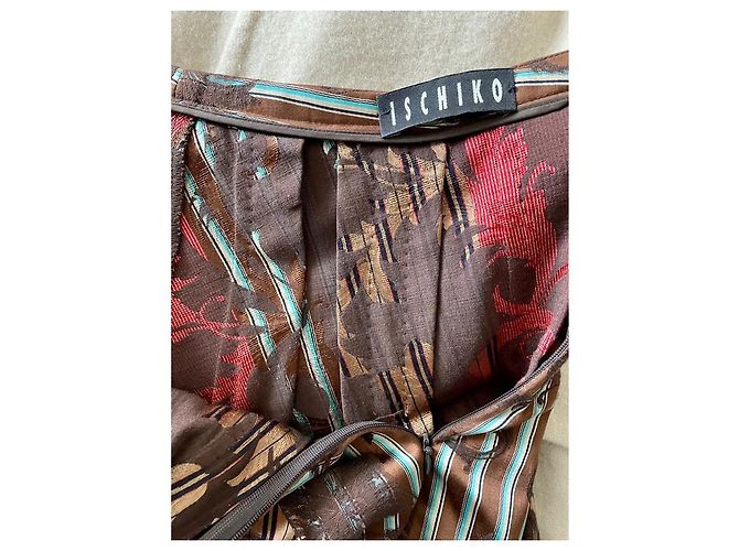 Autre Marque Falda estampada Ischiko algodón viscosa Multicolor - vista 4