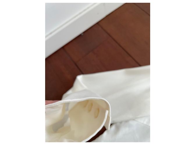 Cartier Seidenbluse in Eggshell Aus weiß - Ansicht 5