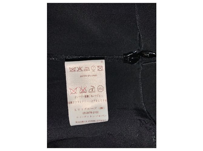 Top de seda negro Louis Vuitton - vista 6