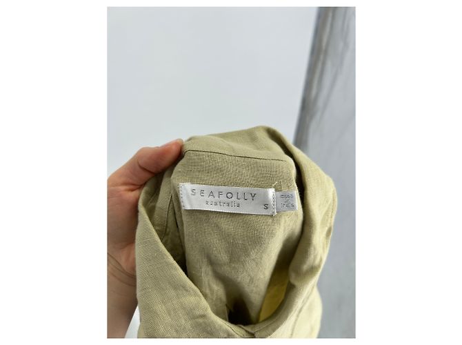 SEAFOLLY tops T.International S Linho Amarelo - vista 4