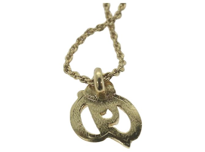 Christian Dior Collana metallo Oro Aut. am5774 D'oro - vista 3