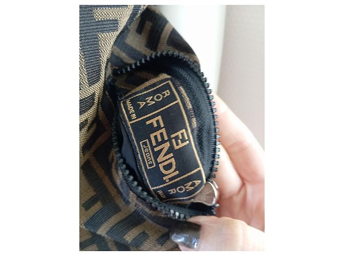 Fendi Ärmellose Weste mit Monogramm Braun - Ansicht 10