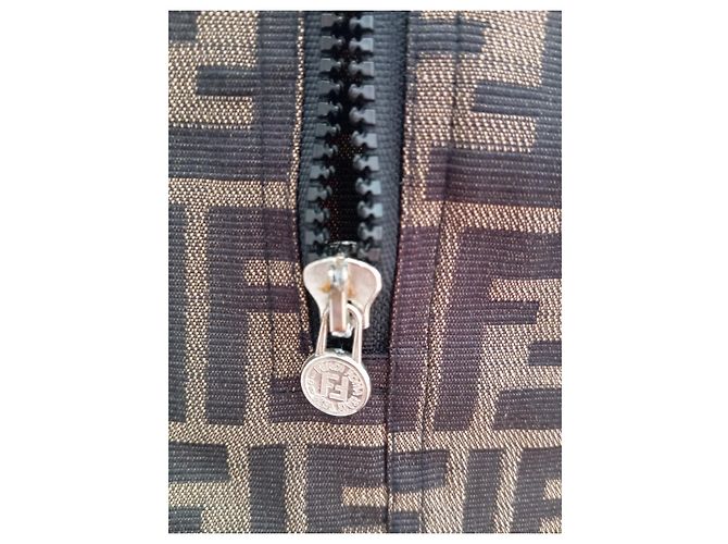 Fendi Ärmellose Weste mit Monogramm Braun - Ansicht 3