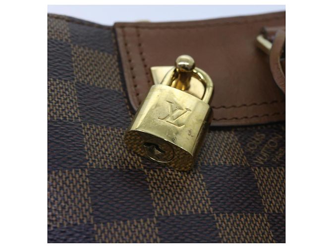Borsa a mano LOUIS VUITTON Damier Ebene Greenwich 2via N41337 LV Auth ep3128 - vista 16