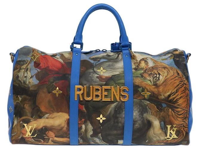 LOUIS VUITTON Masters Collection Keepall Bandouliere 50 Borsa M43344 auth 68920UN Monogramma - vista 13