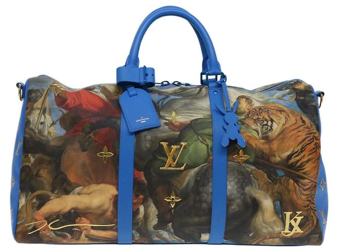 LOUIS VUITTON Masters Collection Keepall Bandouliere 50 Borsa M43344 auth 68920UN Monogramma - vista 2