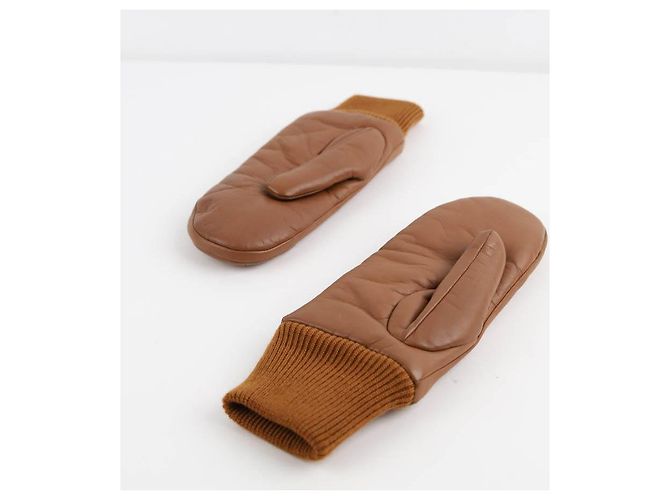 Max Mara Moufles en cuir - vue 4
