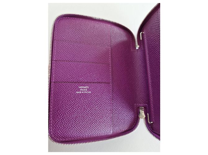 Hermès Cubierta Agenda GM con cremallera Púrpura - vista 4