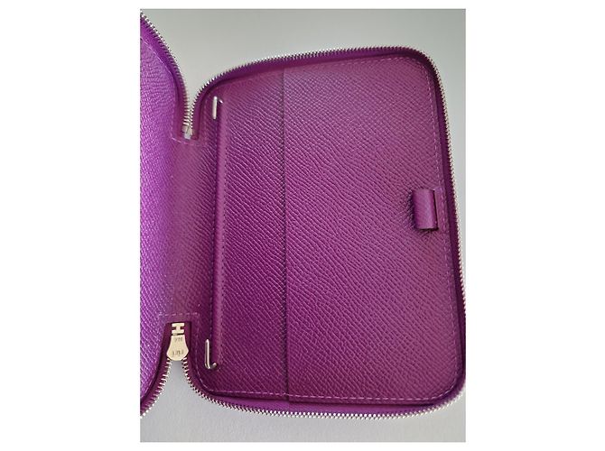 Hermès Cubierta Agenda GM con cremallera Púrpura - vista 6