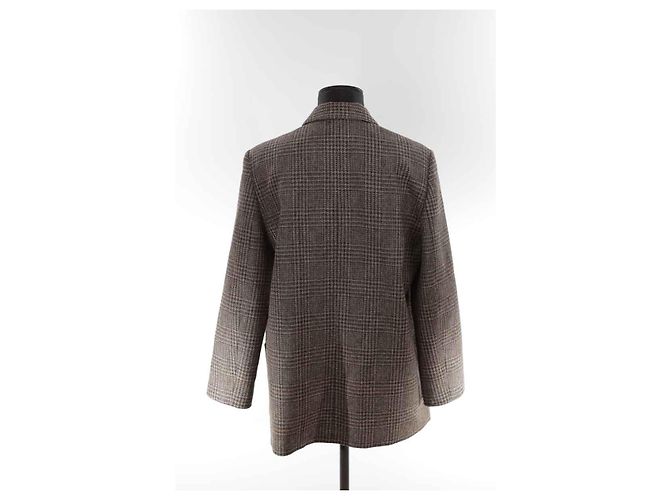 Masscob Blazer de lana Castaño - vista 4