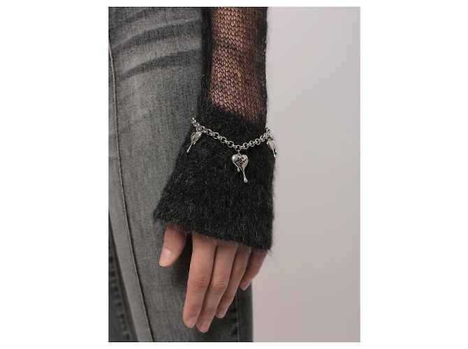 Pulsera Miss Sixty Corazón Sangrante Plata - vista 2