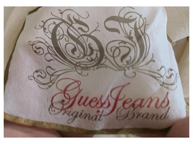 Camicetta Guess in seta color eggshell Bianco sporco - vista 9