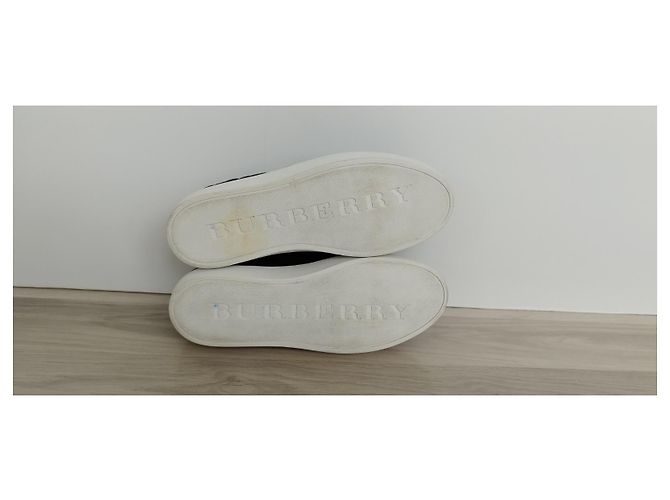 Burberry gesteppte Ledersneaker schwarz - Ansicht 10