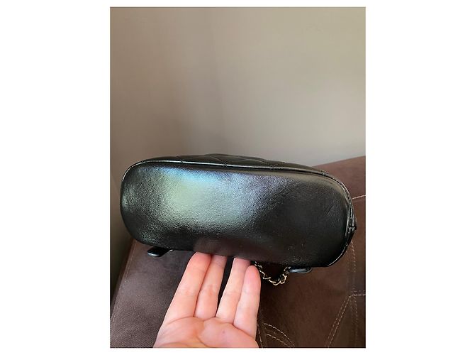 Chanel My Pocket Rucksack Schwarzes Gestepptes Glattleder - Ansicht 20