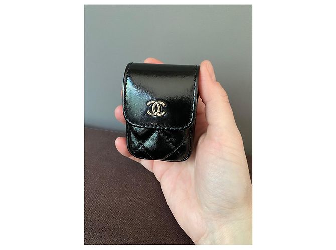 Chanel My Pocket Rucksack Schwarzes Gestepptes Glattleder - Ansicht 8