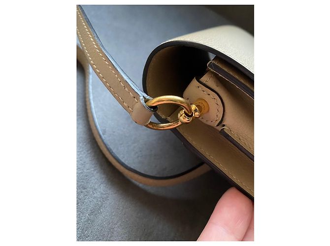 Borsa Hermès Roulis Mini in pelle Evercolor - vista 15