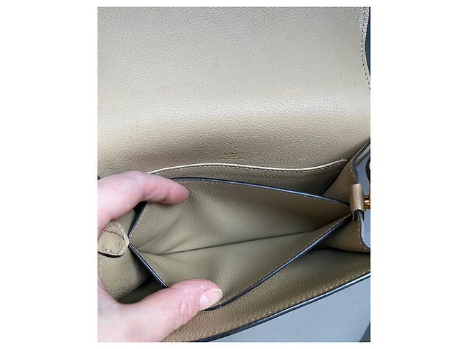 Borsa Hermès Roulis Mini in pelle Evercolor - vista 18