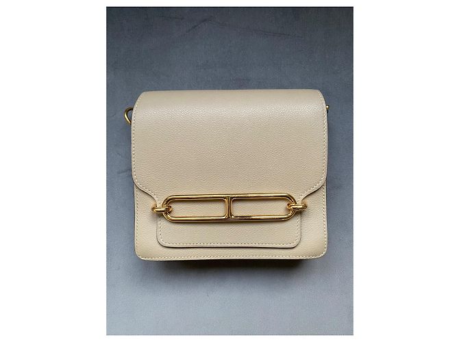 Borsa Hermès Roulis Mini in pelle Evercolor - vista 2