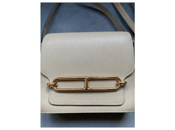 Borsa Hermès Roulis Mini in pelle Evercolor - vista 3