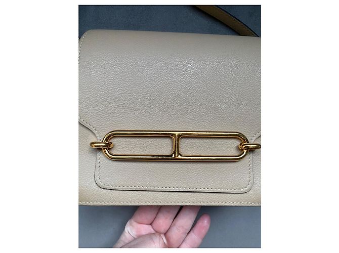 Borsa Hermès Roulis Mini in pelle Evercolor - vista 9