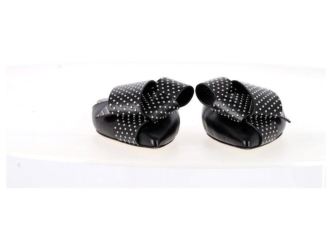 Jimmy Choo – Gretchen – Pantoletten aus schwarzem Leder - Ansicht 2