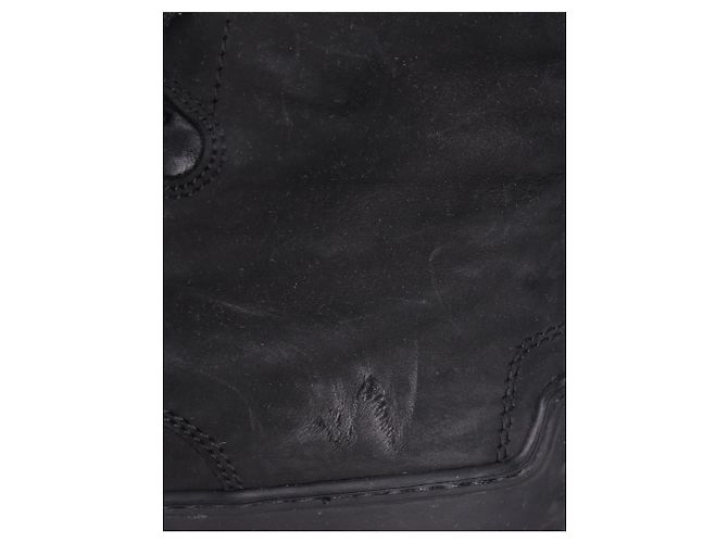 Tod's Anfibi stringati Tods' in pelle scamosciata nera - vista 7