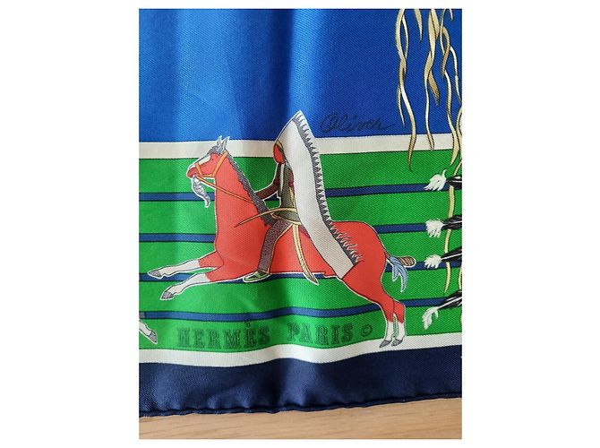 Hermès Seidentuch Pani la Shar Pawnee 90x90 cm Mehrfarben - vista 3
