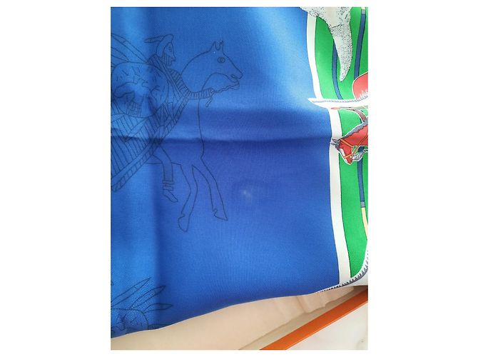 Hermès Seidentuch Pani la Shar Pawnee 90x90 cm Mehrfarben - vista 5