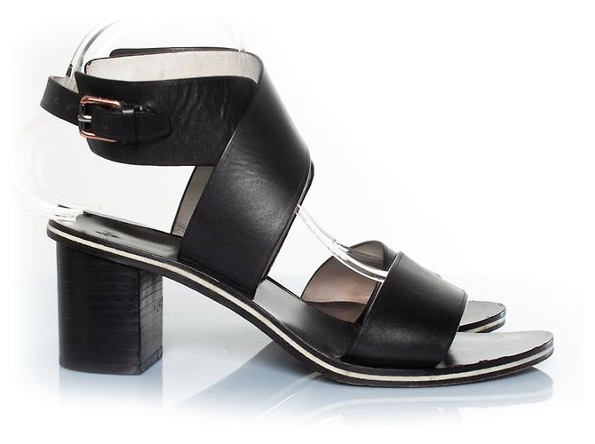 Paul Smith, sandalo incrociato in pelle Nero - vista 4
