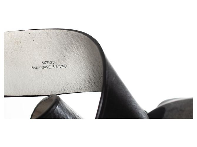 Paul Smith, sandalo incrociato in pelle Nero - vista 8