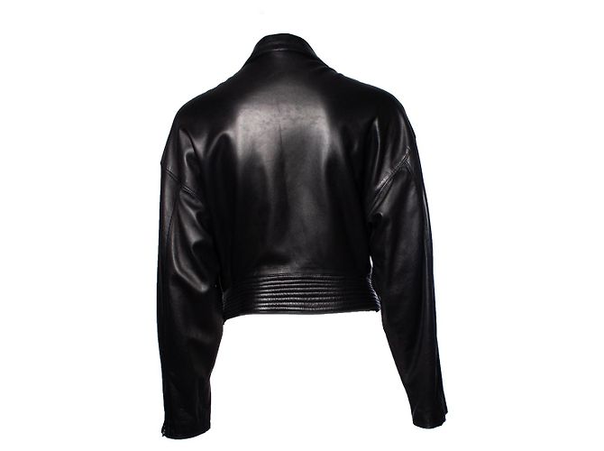 Gianni Versace, biker jacket with safety pins - view 3