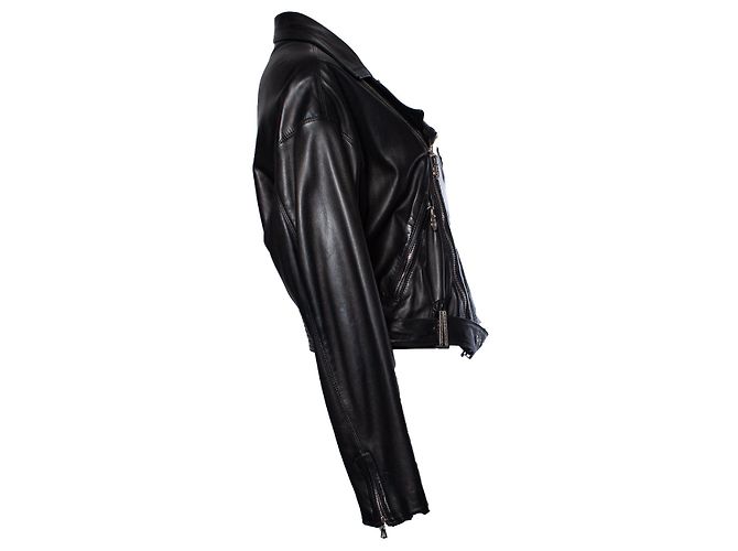 Gianni Versace, biker jacket with safety pins - view 5