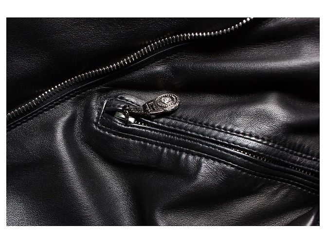 Gianni Versace, biker jacket with safety pins - view 6