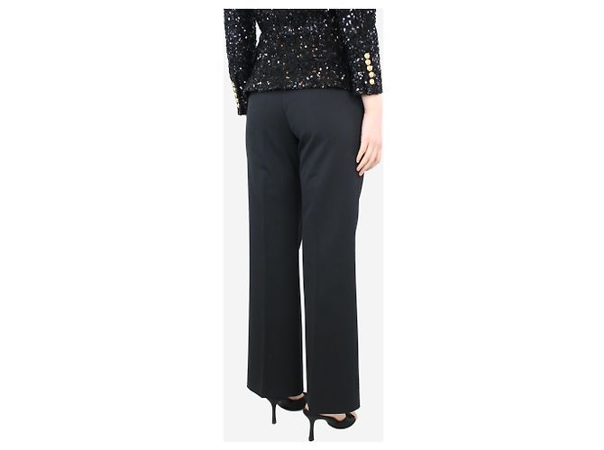 Etro Pantalón recto negro - talla UK 12 - vista 3