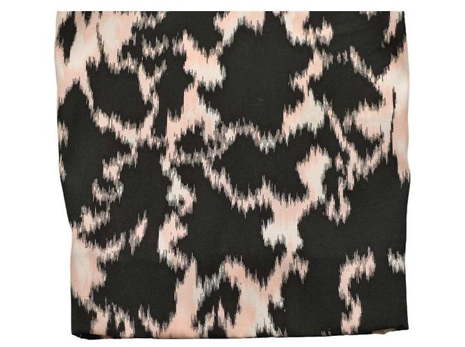 Mono de seda sin mangas Thakoon Addition estampado negro y rosa Talla 2 Multicolor - vista 8