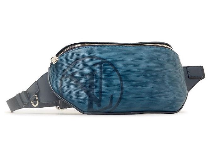 Bumbag LV Circle Epi di Louis Vuitton Blu - vista 2