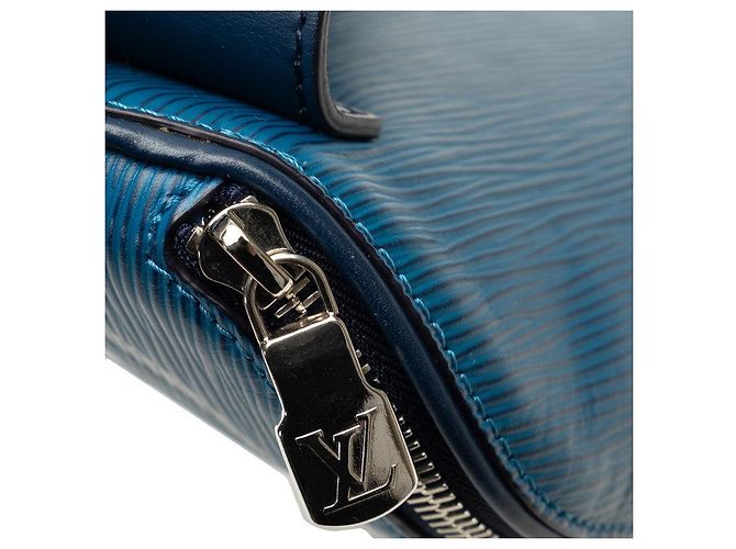 Bumbag LV Circle Epi di Louis Vuitton Blu - vista 5