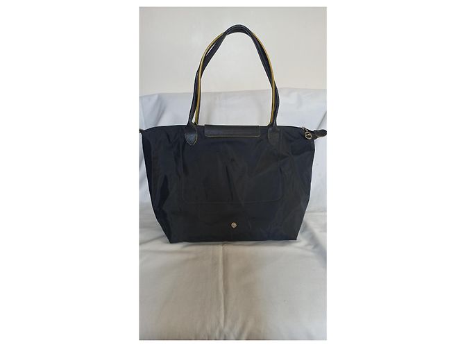 Longchamp Pliage Tragetasche Marineblau Stoff - Ansicht 2