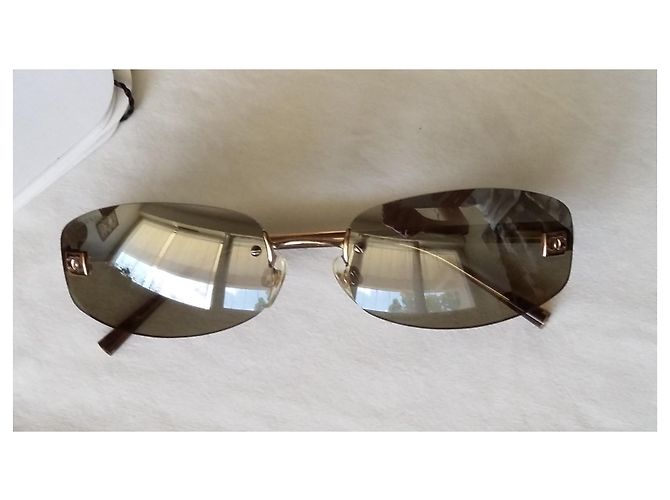 Chanel Nunca usado - con gafas de bronce/dorado brillante Castaño Metálico Castaña Marrón claro Caramelo Marrón oscuro Gold hardware Camello - vista 2