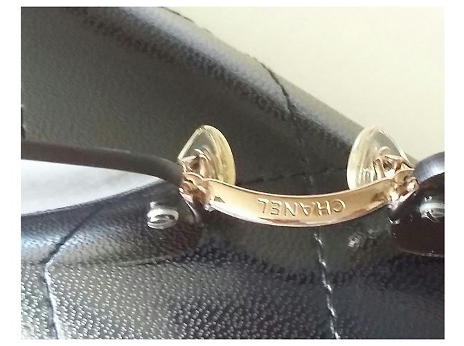 Chanel Nunca usado - con gafas de bronce/dorado brillante Castaño Metálico Castaña Marrón claro Caramelo Marrón oscuro Gold hardware Camello - vista 5