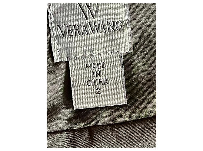 Vera Wang Abito da sera nero e bianco, gonna di tulle - vista 4