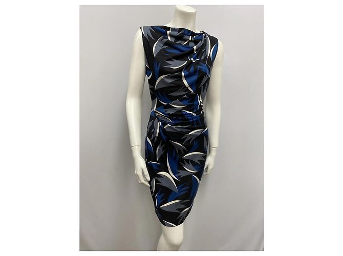 Diane Von Furstenberg DvF Seiden-Jersey Gabbie Kleid Mehrfarben - Ansicht 2