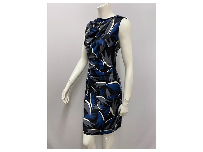 Diane Von Furstenberg DvF Seiden-Jersey Gabbie Kleid Mehrfarben - Ansicht 3
